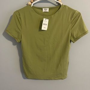 Cotton on shirt green
